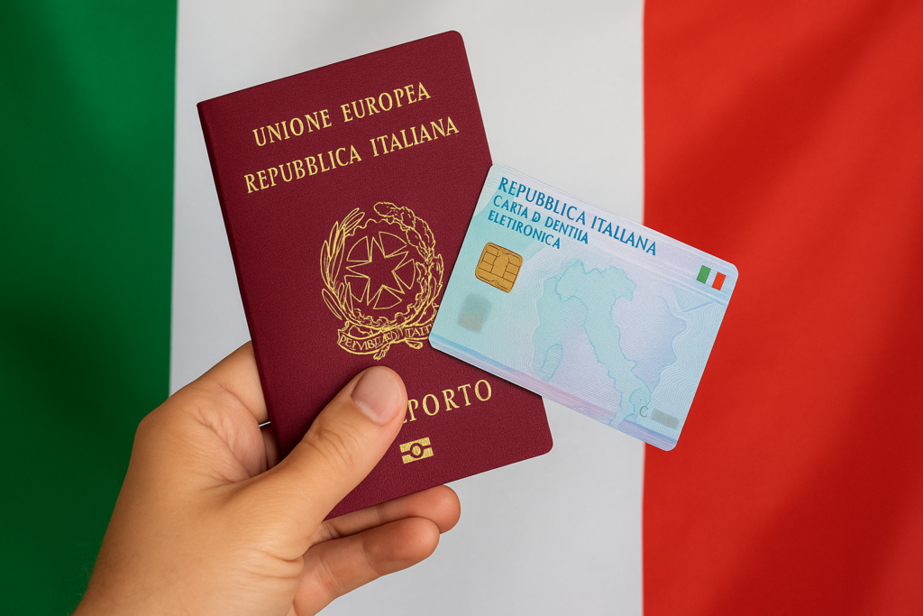 fotopassaportoecartadidentitàitaliana
