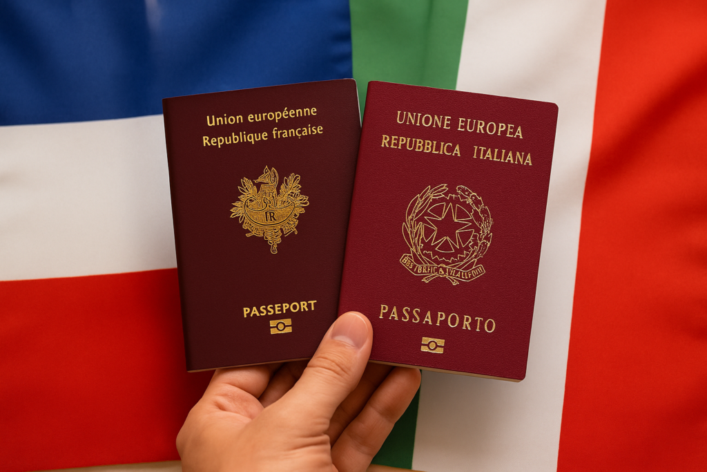 passaportoitalianoefrancesedoppiacittadinanza